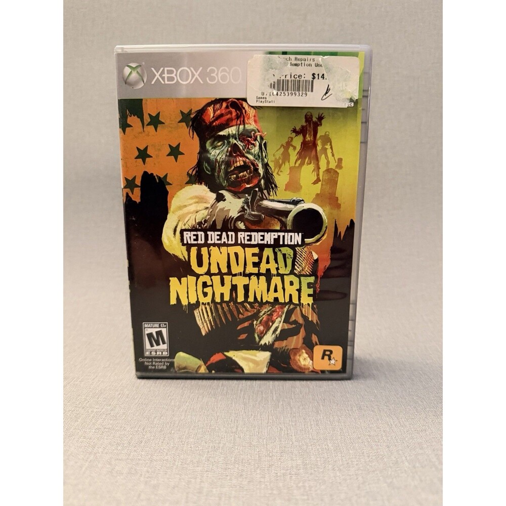 Red Dead Redemption Undead Nightmare Xbox 360 Zombie Expansion Rockstar